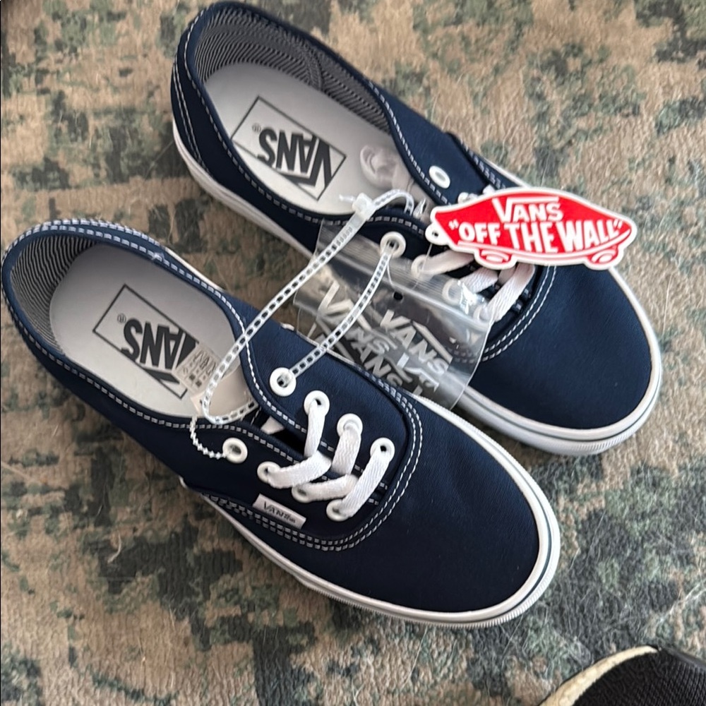Vans Dark Blue Canvas Shoes
